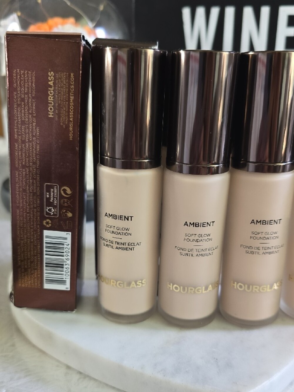 Hourglass Ambient Soft Glow Foundation Trio in Light to Fair Cream Shades - Picture 4 of 9
